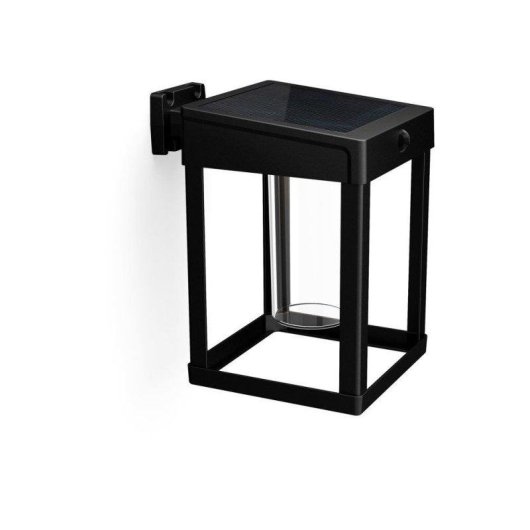Aplique de Pared Exterior Solar Philips Camill 1,4 W Negro con Sensor de Movimiento