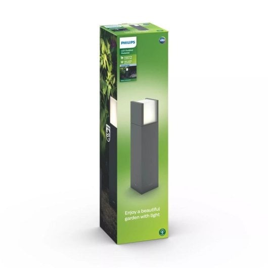 Lámpara de pedestal exterior Philips MyGarden Arbour 6W LED 4000K IP44 Antracita