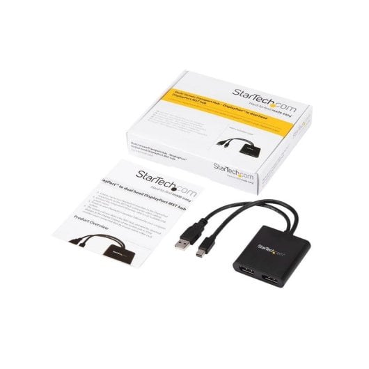 Diviseur Vidéo StarTech Mini DisplayPort vers 2x DisplayPort 4K MST