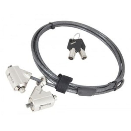 Cable antirrobo Urban Factory CRS02UF 2 m llave redonda PVC negro
