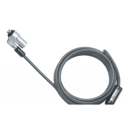 Cable antirrobo Urban Factory CRS95UF 2 m 2 llaves Negro