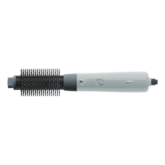Cepillo Moldeador Braun AS1.52 300W Cable 1,8 m Cepillo Redondo Blanco y Negro