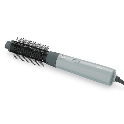 Cepillo Moldeador Braun AS1.52 300W Cable 1,8 m Cepillo Redondo Blanco y Negro