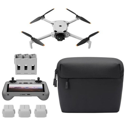 Dron DJI Lito X1 Fly More Combo Plus 48 MP 4 rotores Cinzento
