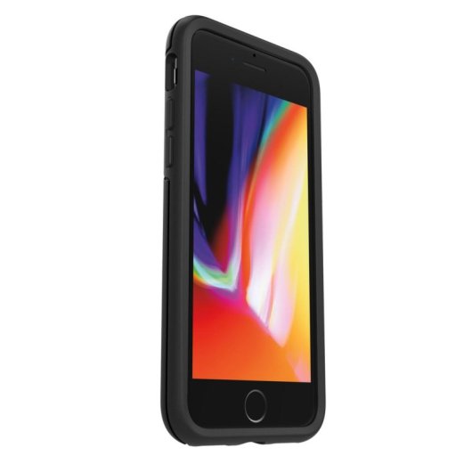 Funda para móvil OtterBox Symmetry Cover Policarbonato Negro para iPhone SE (2nd gen)/8/7