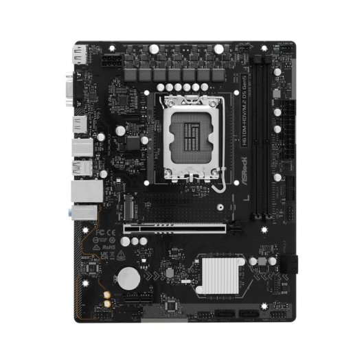Motherboard AsRock H610M-HDV/M.2 D5 Intel H610 LGA1700 DDR5 Micro ATX Gigabit