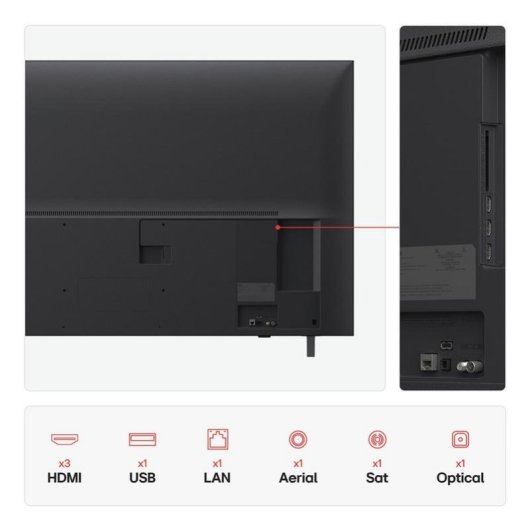 TV LG LED 55UA75006LA 55" 4K UltraHD 60Hz Smart TV WebOS HDR10 AI Sound Pro