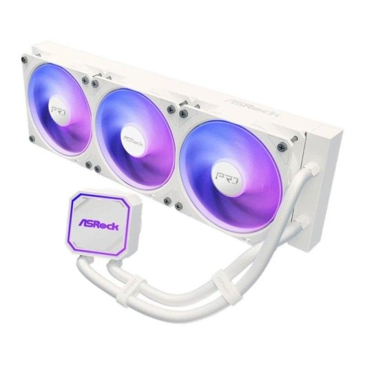 Refrigeración Líquida AsRock Pro White 360 ARGB 360mm 3 Ventiladores ARGB Blanco