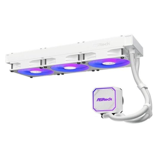Refrigeración Líquida AsRock Pro White 360 ARGB 360mm 3 Ventiladores ARGB Blanco