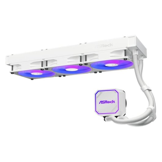 Refrigeración Líquida AsRock Pro White 360mm 3 Ventilatori ARGB Bianco