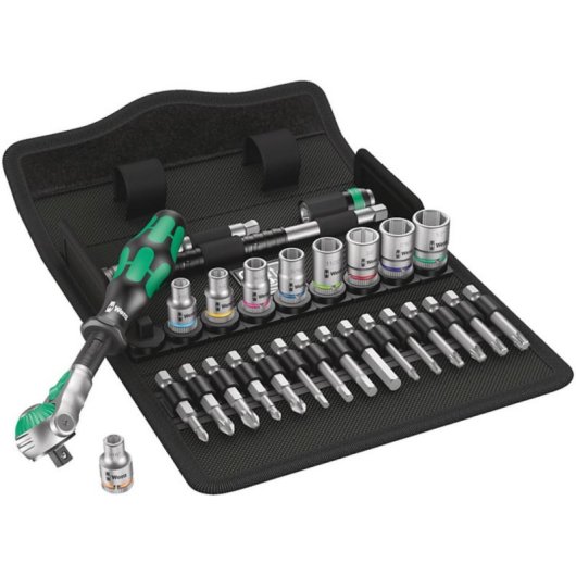 Conjunto de chaves manuais Wera 8100 SA 9 28 peças aço preto
