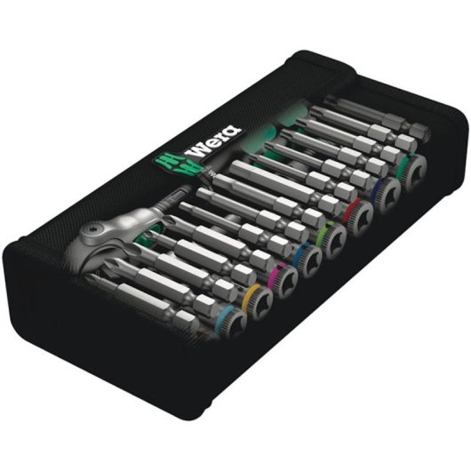 Conjunto de chaves manuais Wera 8100 SA 9 28 peças aço preto