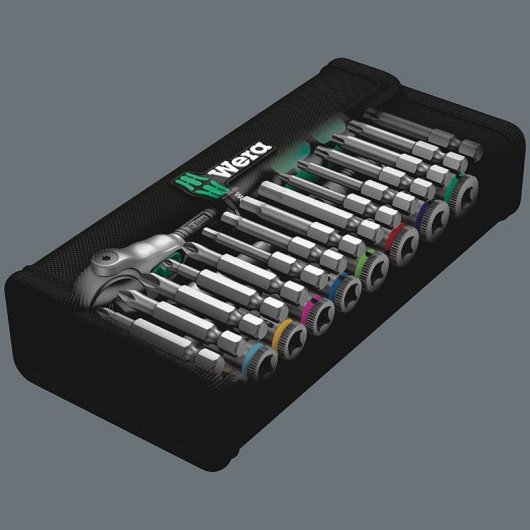 Conjunto de chaves manuais Wera 8100 SA 9 28 peças aço preto