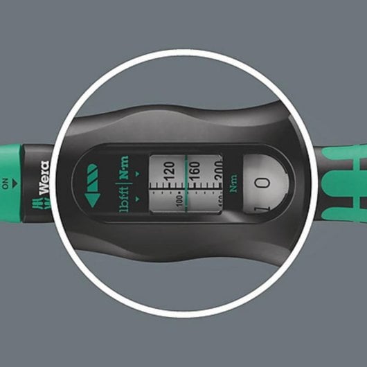Llave dinamométrica de clic Wera 05075695001 40-200 Nm 1/2" mecánica