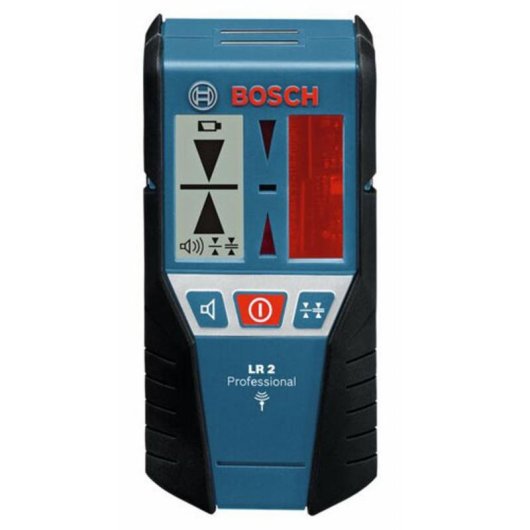 Receptor láser Bosch LR 2 Negro/Azul para interiores y exteriores