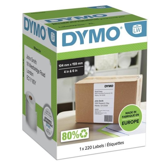 Etichette DYMO LabelWriter 104x159 mm 220 rotolo