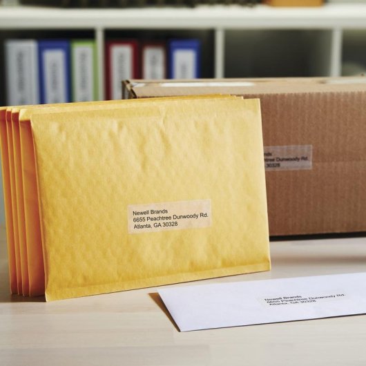 Etiquetas DYMO LabelWriter 36x89 mm transparentes 260 unidades