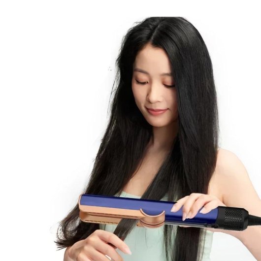 Plancha de Pelo 2 en 1 Klack Seco y Húmedo Iónica 1300W Azul