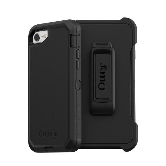 Funda para móvil OtterBox Defender Series Cover Policarbonato Negro para iPhone SE (2nd gen)/8/7