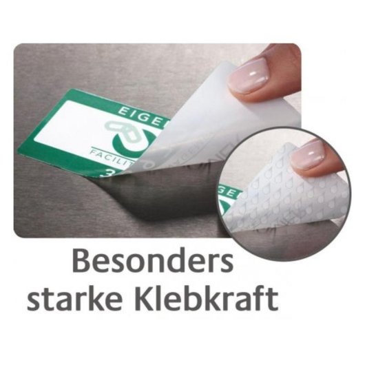 Etiqueta para impresora autoadhesiva Avery L6009-8 Plata A4 Poliéster Laser