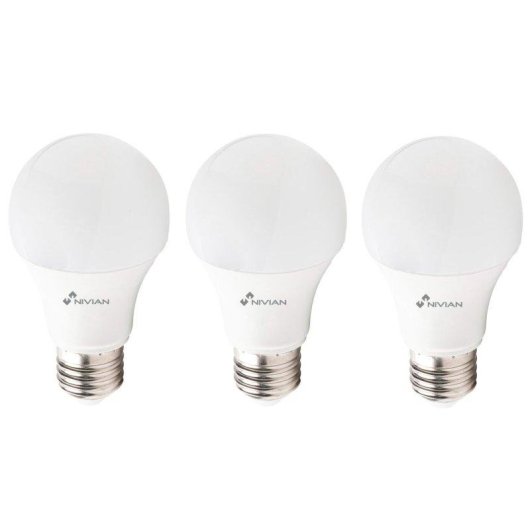 Ampoule LED Intelligente Nivian Smart NVS-BULB-RGBW-9E27-W RGBW E27 9W WiFi