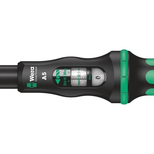 Chave dinamométrica de clique Wera 1/4" 2,5-25 Nm mecânica
