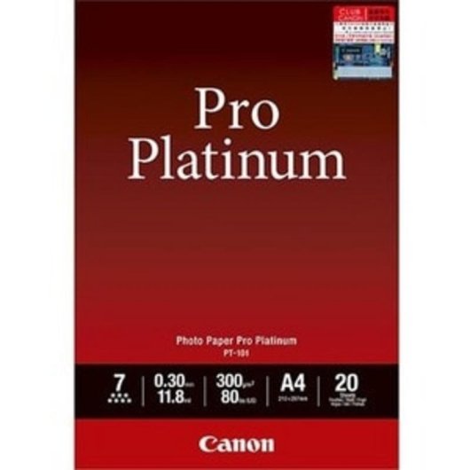 Papel Fotográfico Canon 2768B067 A2 Brilhante 300 g/m² 20 Folhas