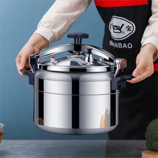 Olla A Presión Klack 3l De Aluminio Con Asas Dobles – Cocción Rápida Para Todo Tipo De Fuegos