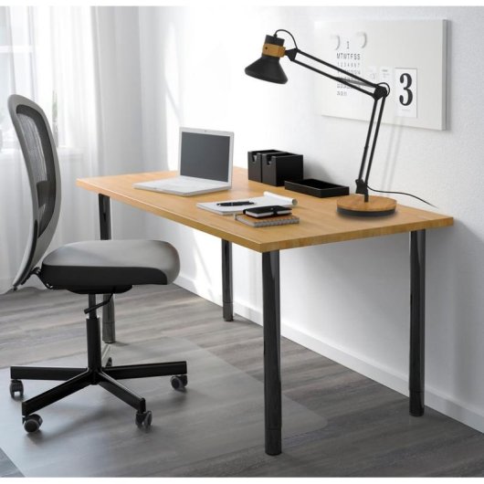 Lámpara de Mesa Unilux Baya Bamboo Ajustable E27 LED 12,6W