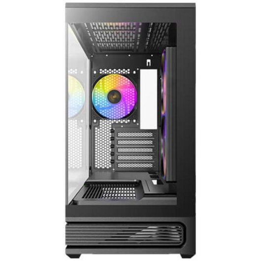 Caja PC Antec C2M ARGB Micro ATX Mini Tower Cristal Templado Negro con Ventana y ARGB