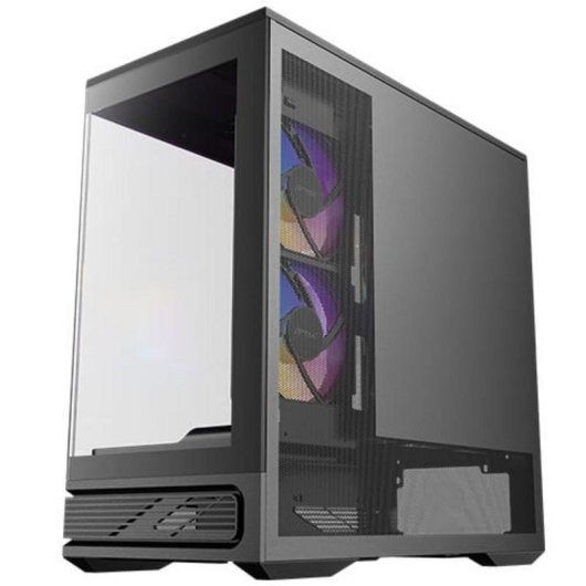 Caja PC Antec C2M ARGB Micro ATX Mini Tower Cristal Templado Negro con Ventana y ARGB
