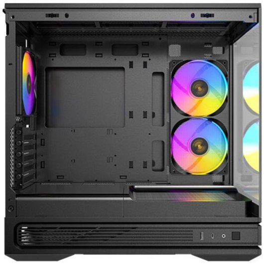 Caja PC Antec C2M ARGB Micro ATX Mini Tower Cristal Templado Negro con Ventana y ARGB