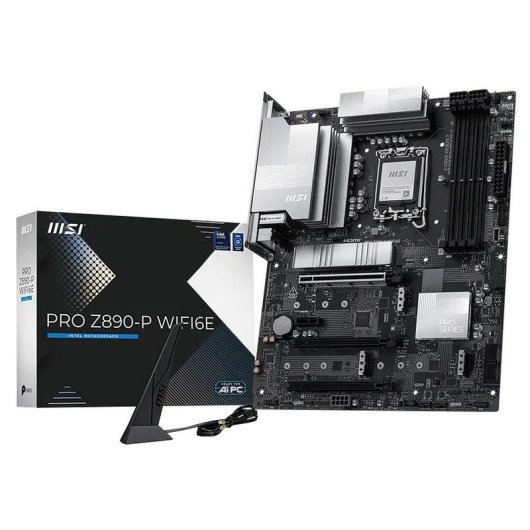 Motherboard MSI PRO Z890-P WIFI6E Intel Z890 LGA 1851 DDR5 ATX WiFi 6E Bluetooth 5.3