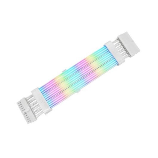 Cable Thermaltake AC-081-CN6NAN-A1 24-PIN ARGB Blanc 0,202 m