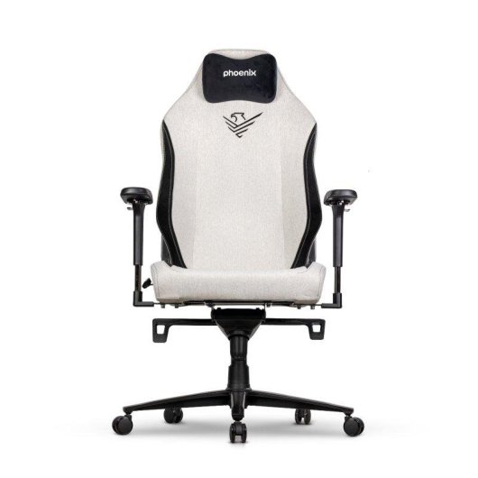 Silla Gaming Phoenix Monarch Remaster Tela Gris y Negro Talla XL