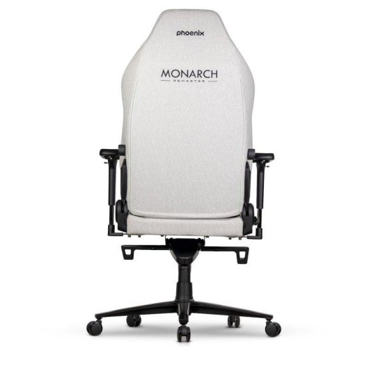 Silla Gaming Phoenix Monarch Remaster Tela Gris y Negro Talla XL