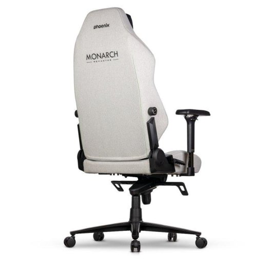 Silla Gaming Phoenix Monarch Remaster Tela Gris y Negro Talla XL