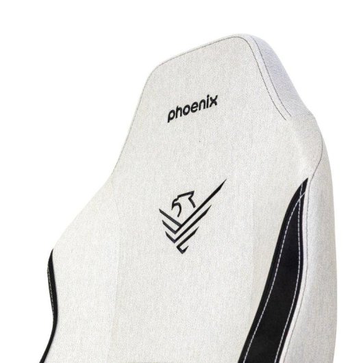 Silla Gaming Phoenix Monarch Remaster Tela Gris y Negro Talla XL