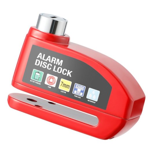Alarm Disk Lock Rojo
