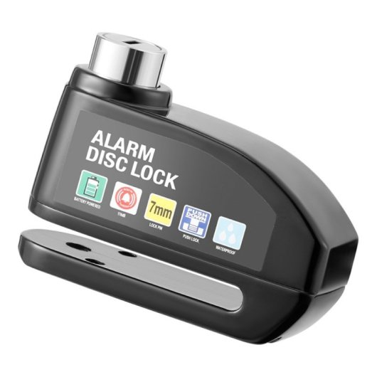 Alarm Disk Lock Negro