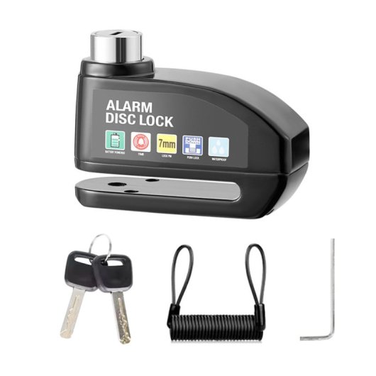 Alarm Disk Lock Negro