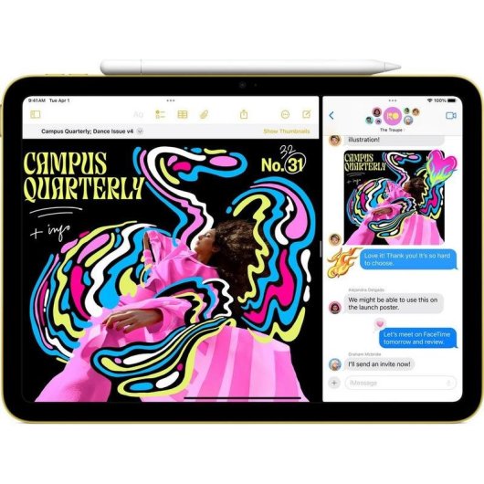 Tablet Apple iPad 11" 256 GB Rosa A16 iPadOS 18