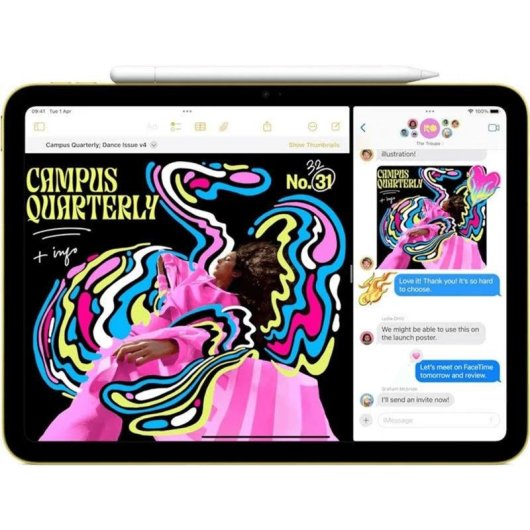 Tablet Apple iPad 11" 256 GB Silber A16 iPadOS 18