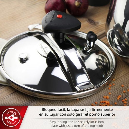 Olla a presión MAGEFESA STAR 10 L Full Induction Acero Inoxidable 18/10