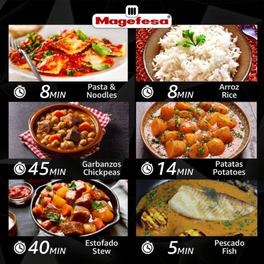 Olla a presión MAGEFESA STAR 10 L Full Induction Acero Inoxidable 18/10