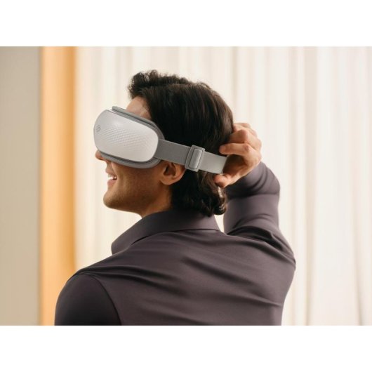 Masajeador Ocular SKG ES300 Compresión Caliente Bluetooth Blanco