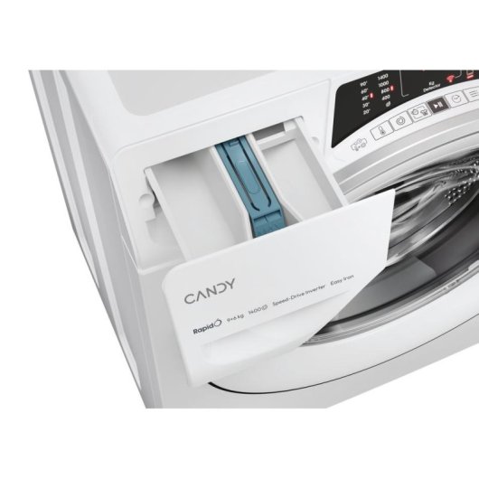 Lavasecadora Candy 9 kg A ROW4964DWMST/1-S con motor inverter y Wi-Fi