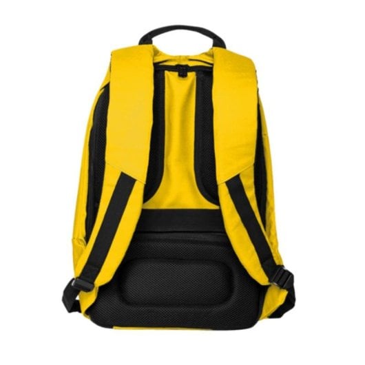 Mochila Smile The Rock Antirrobo Portátil 16" USB Amarillo
