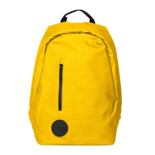 Mochila Smile The Rock Antirrobo Portátil 16" USB Amarillo