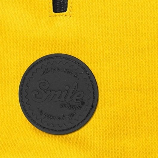 Mochila Smile The Rock Antirrobo Portátil 16" USB Amarillo